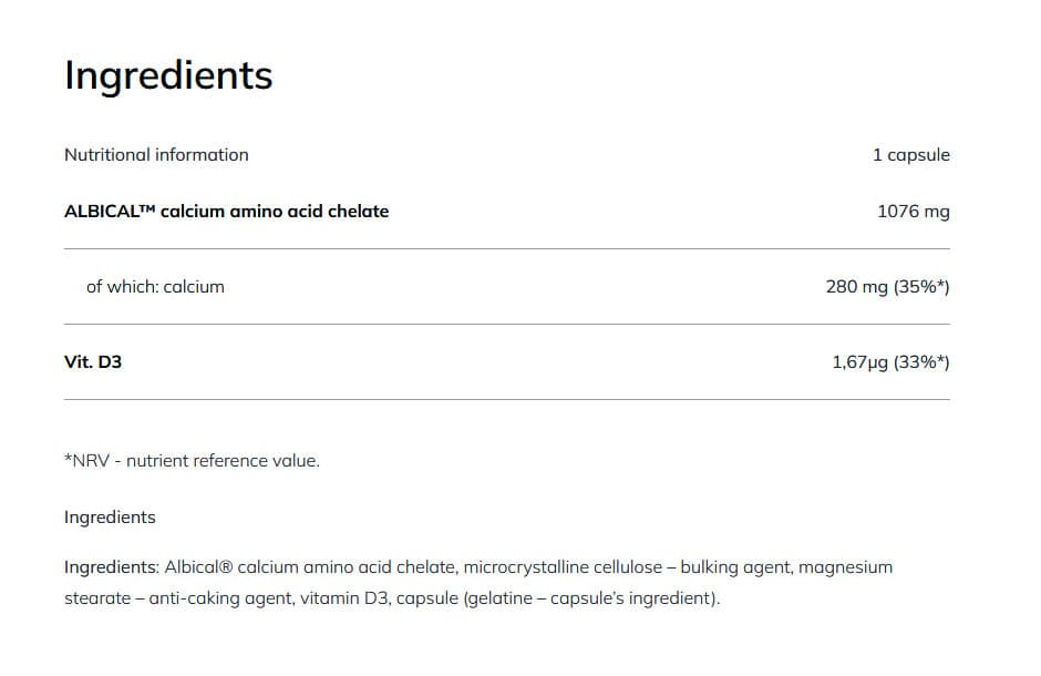 Olimp Labs - Chela-Calcium D3 - 30 kapselia