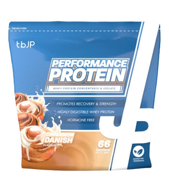 Performance Protein, Kanel Dansk - 2000g – Trained by JP packaging