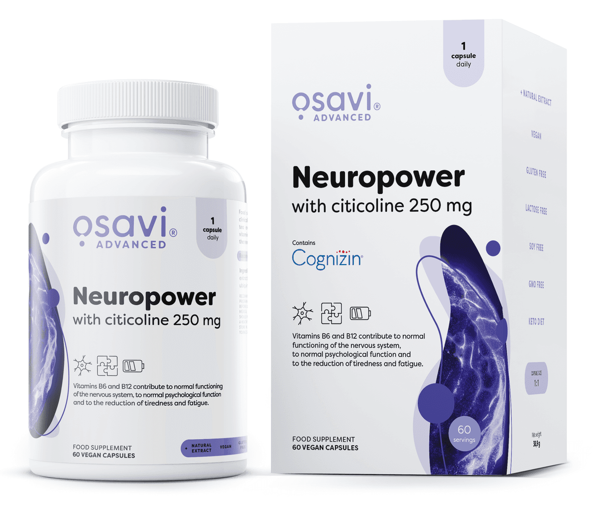 Osavi Neuropower med CDP-kolin 250mg