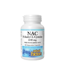 Natural Factors N-Acetyl-L-Cysteine (NAC) 600mg