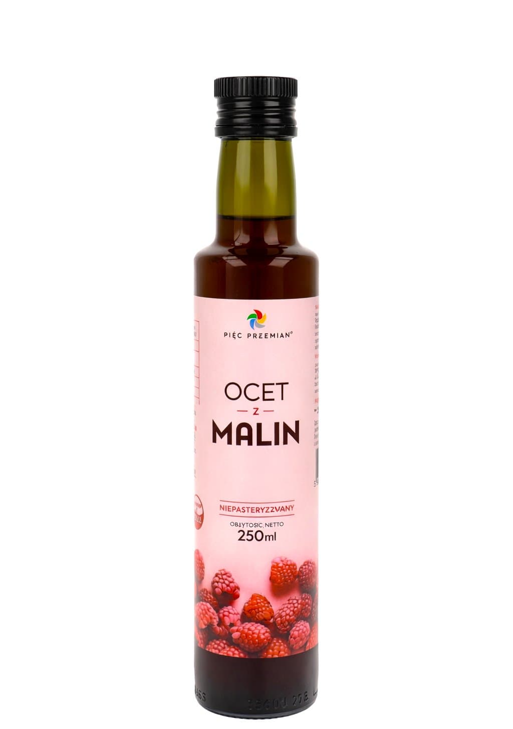 Pięć Przemian - Raspberry Vinegar - Culinary Vinegar – Pięć Przemian förpackning