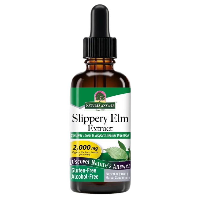 Nature's Answer - Slippery Elm Extract, 2000mg - 60 ml.