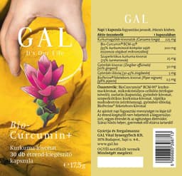 GAL - Bio Curcumin+ - 30 Kapsler