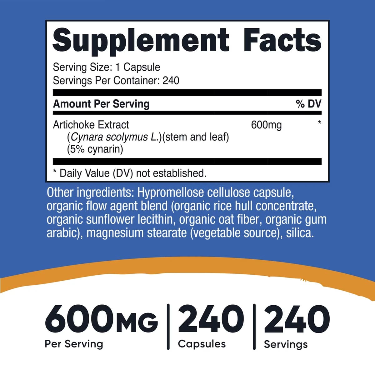 Nutricost - Artichoke Extract - 240 Caps