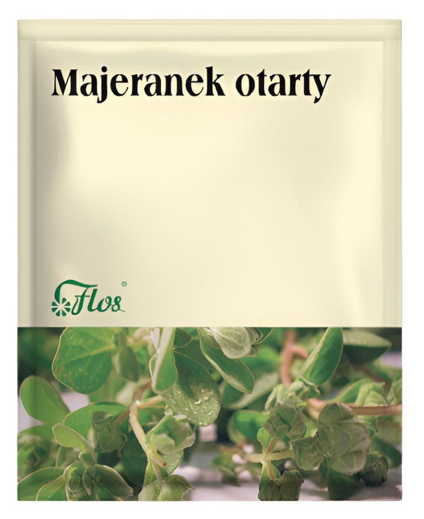 Flos - Majeranek (Marjoram) - 50g – Flos förpackning
