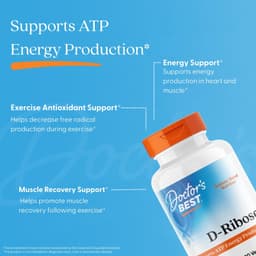 Doctor's Best - D-Ribose - 120 Vcaps