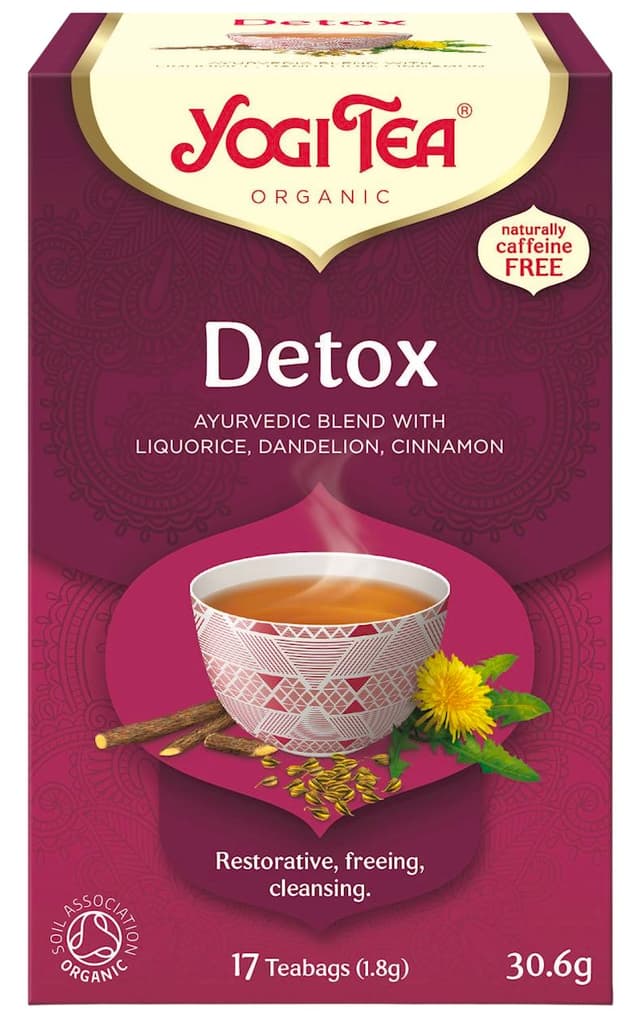 Yogi Tea Detox - 17 Teabags (1.8g Each), 30.6g Total – Yogi Tea