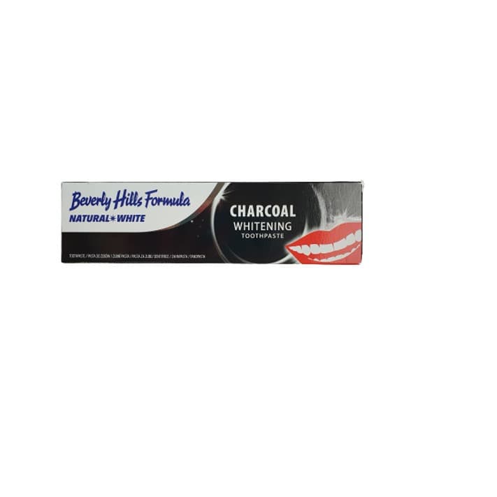 Beverly Hills Formula - Natural White Charcoal Whitening Toothpaste – Beverly Hills Formula förpackning