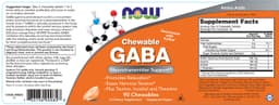NOW Foods - GABA - 90 purtavaa