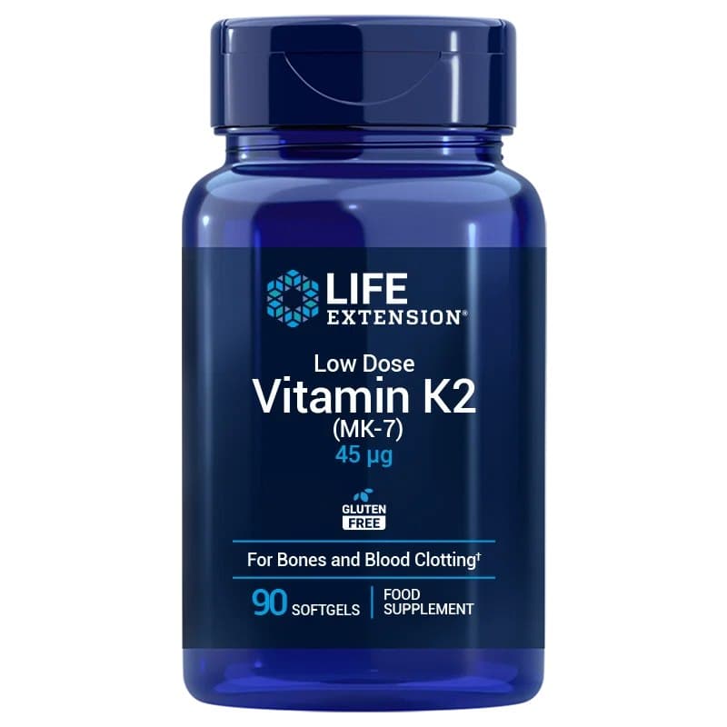 Life Extension - Low-Dose Vitamin K2 - 90 Sgels – Life Extension förpackning