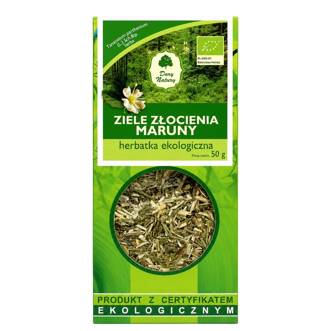 Dary Natury - Marsh Marigold Herb - 50g – Dary Natury förpackning