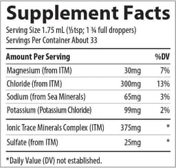 Trace Minerals - Ionic Potassium - 59ml