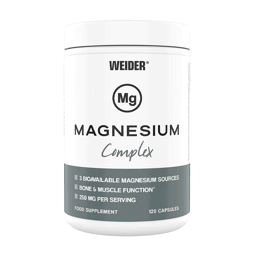 Weider - Magnesium Complex - 120 Caps – Weider förpackning