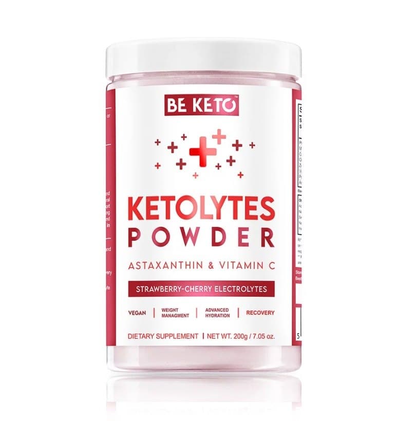 BeKeto - Ketolytes Powder - 200g – BeKeto förpackning