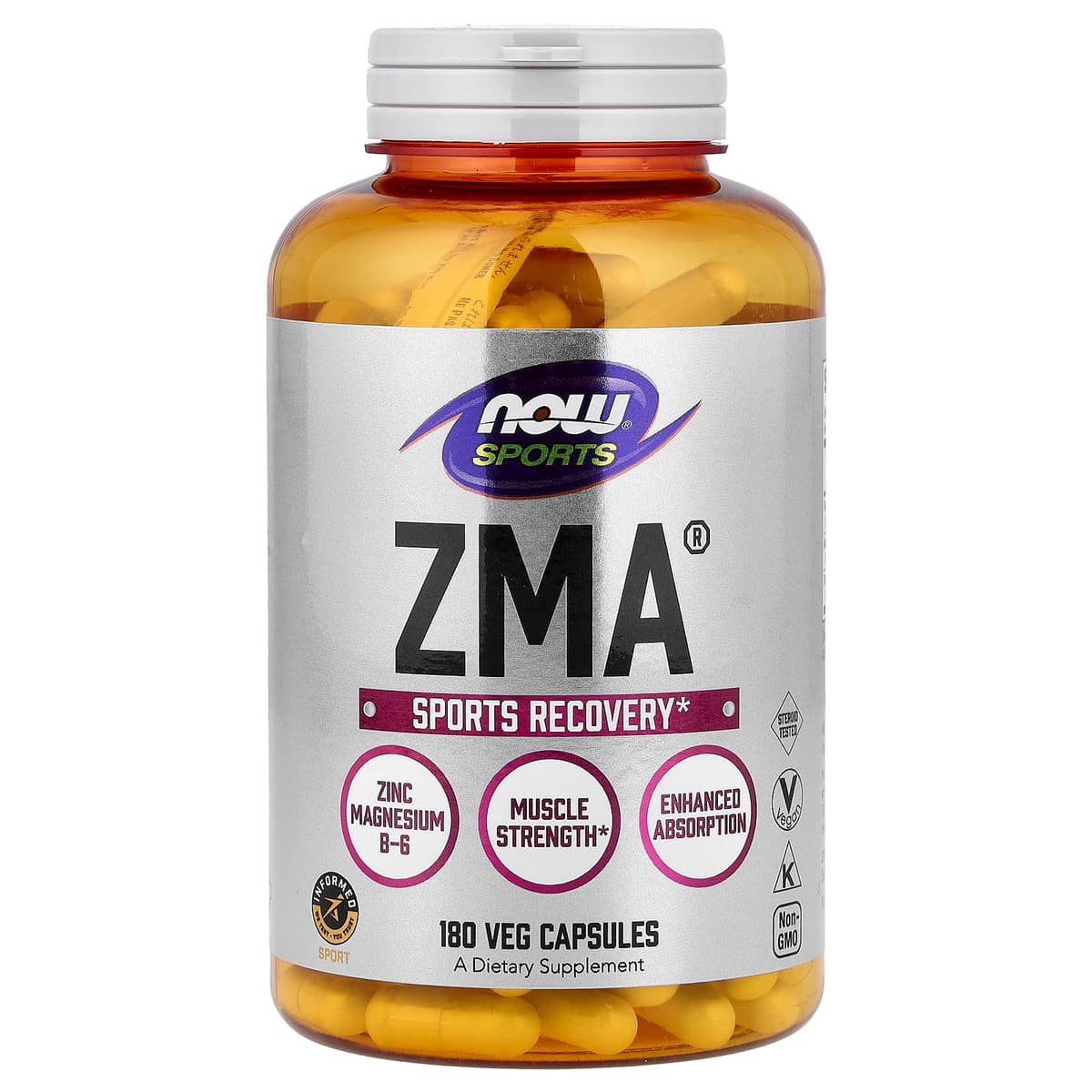 NOW Foods - ZMA - Sports Recovery - 180 Vcaps