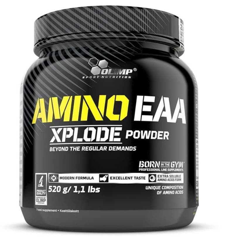 Olimp Sport Nutrition - Amino EAA Xplode -jauhe – Olimp Sport Nutrition pakkaus