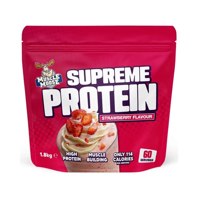 Muscle Moose - Supreme Protein - Jordgubb, 1,8 kg – Muscle Moose