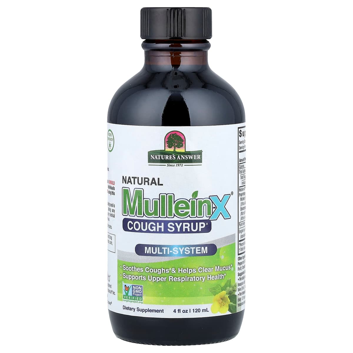 Nature's Answer - Mullein X Cough Syrup - 4 Fl oz | 120ml