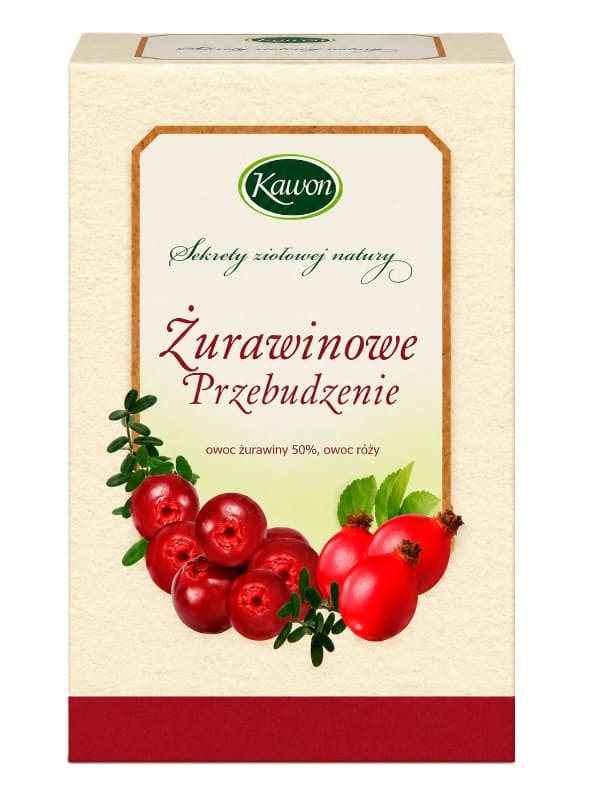 Kawon - Cranberry Awakening - 20*3g – Kawon förpackning