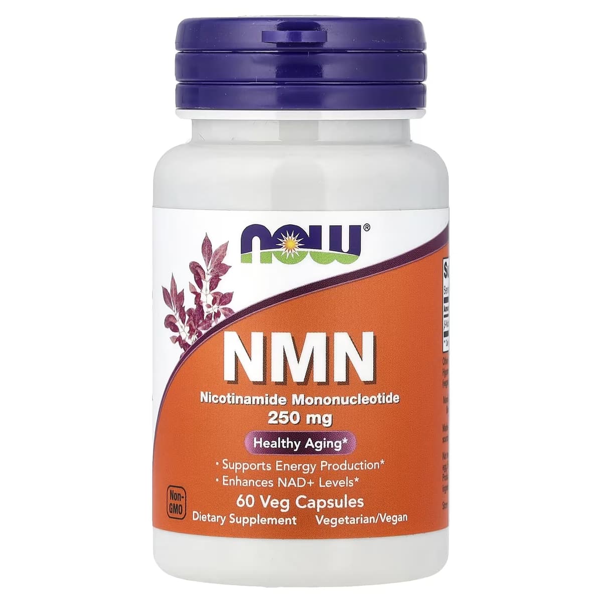 NOW Foods - NMN 250 mg - 60 kasviskapselia