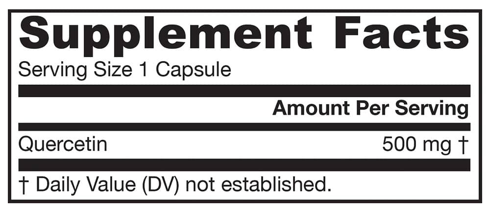 Jarrow Formulas - Quercetin - 500mg - 100 Vcaps