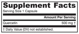 Jarrow Formulas - Quercetin - 500mg - 100 Vcaps