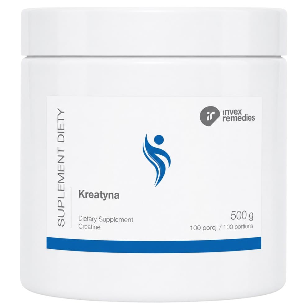 Invex Remedies - Creatine - 500 g – INVEX REMEDIES förpackning