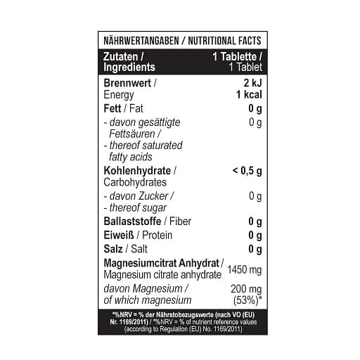 MST - Magnesiumsitraatti - 200 mg, 180 tablettia