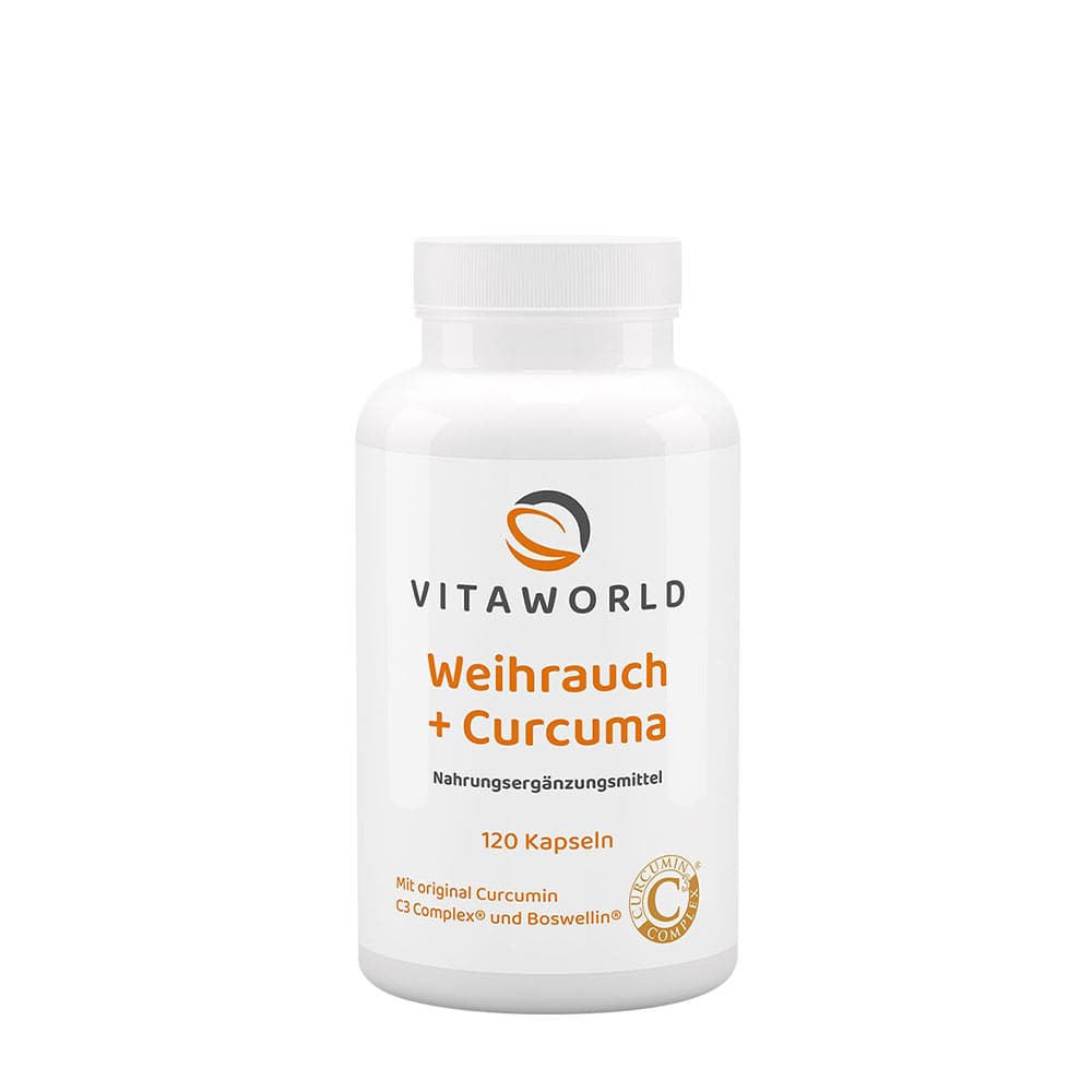 Vitaworld - Frankincense + Turmeric - 120 Caps