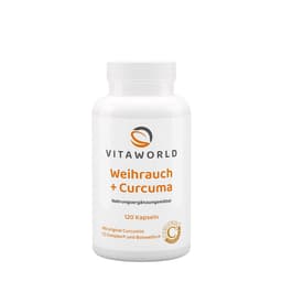 Vitaworld - Frankinsense + Kurkumaaliemi - 120 Kapselia