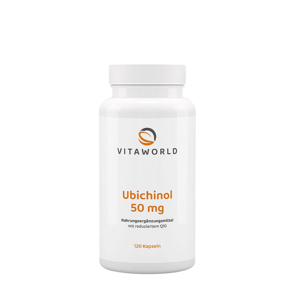 Vitaworld - Ubichinol - CoQ10 Energy Support - 120 Caps – Vitaworld förpackning