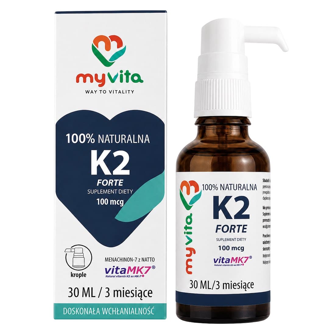 MyVita - Natural K2 Forte - 30ml – MyVita förpackning