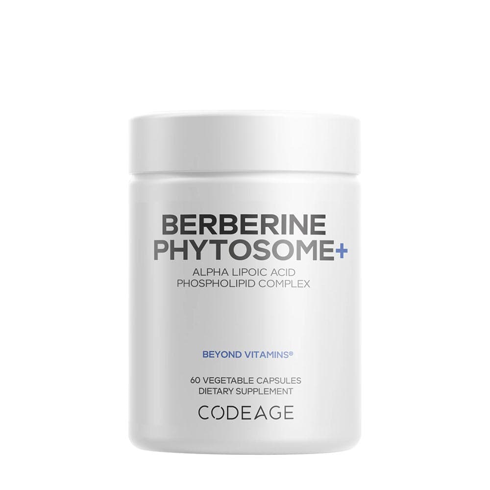 Codeage Berberine Phytosome+ - 60 Vcaps - 60 Vegetable Caps – Codeage förpackning