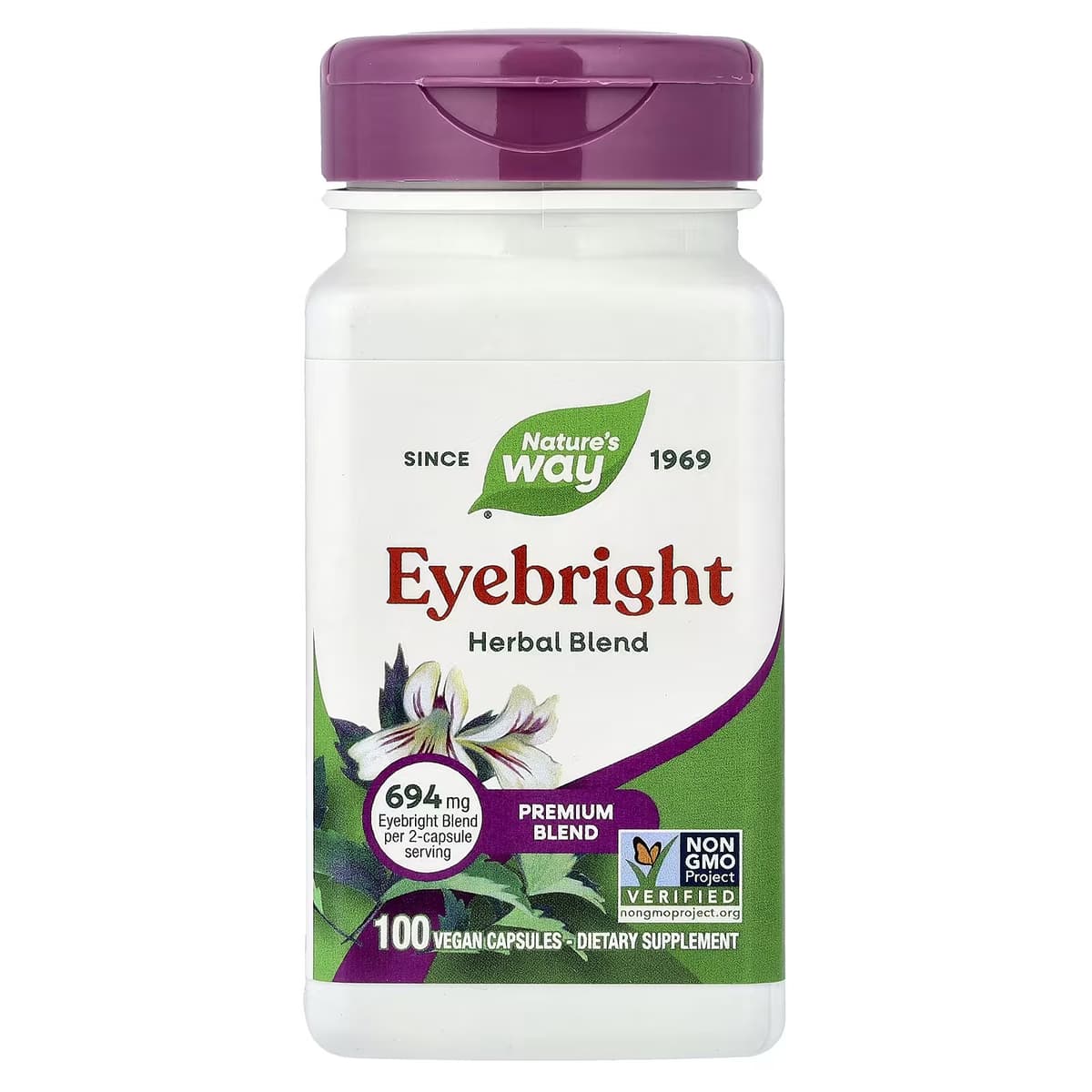 Nature's Way - Eyebright Premium Blend - 100 Caps