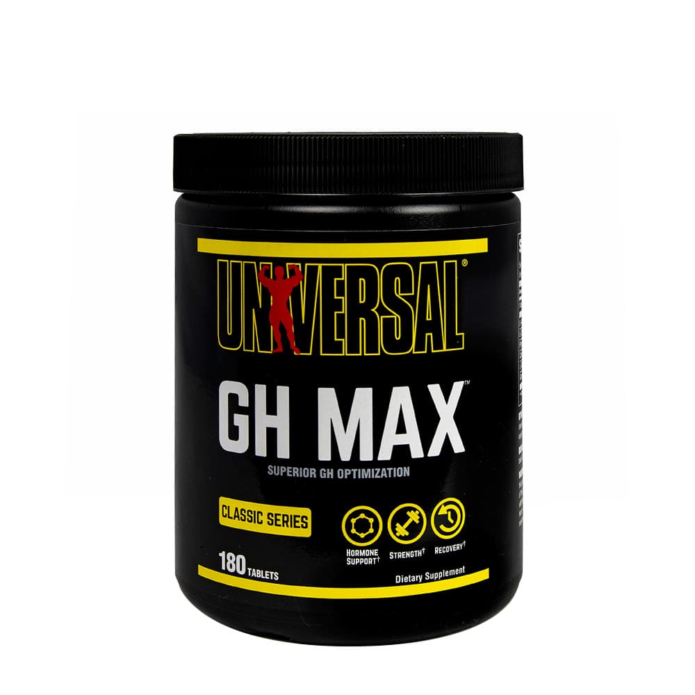 Universal Nutrition - GH Max - 180 Tabs – Universal Nutrition förpackning