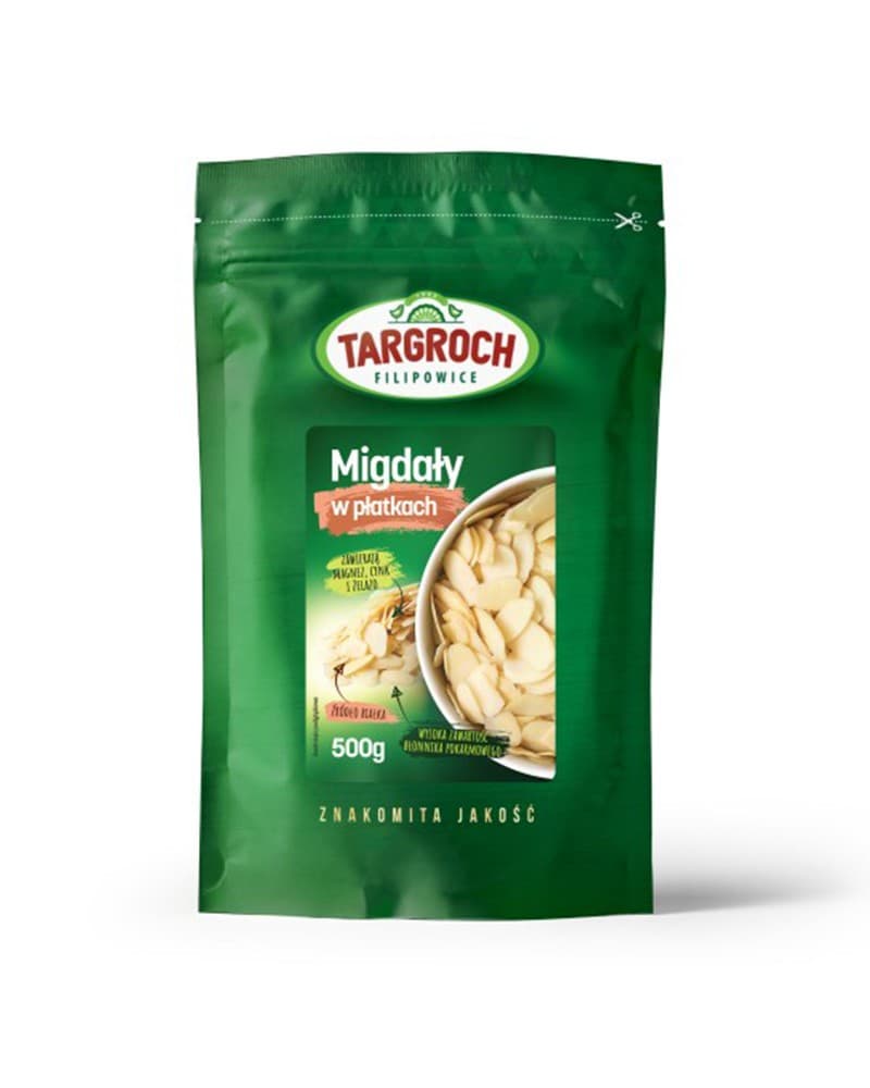 Targroch - Almond Flakes - 500g – Targroch förpackning
