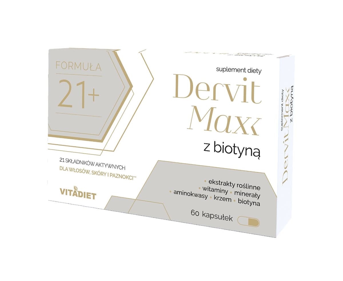 VITADIET - Dervit Maxx - 60 Caps – VitaDiet förpackning