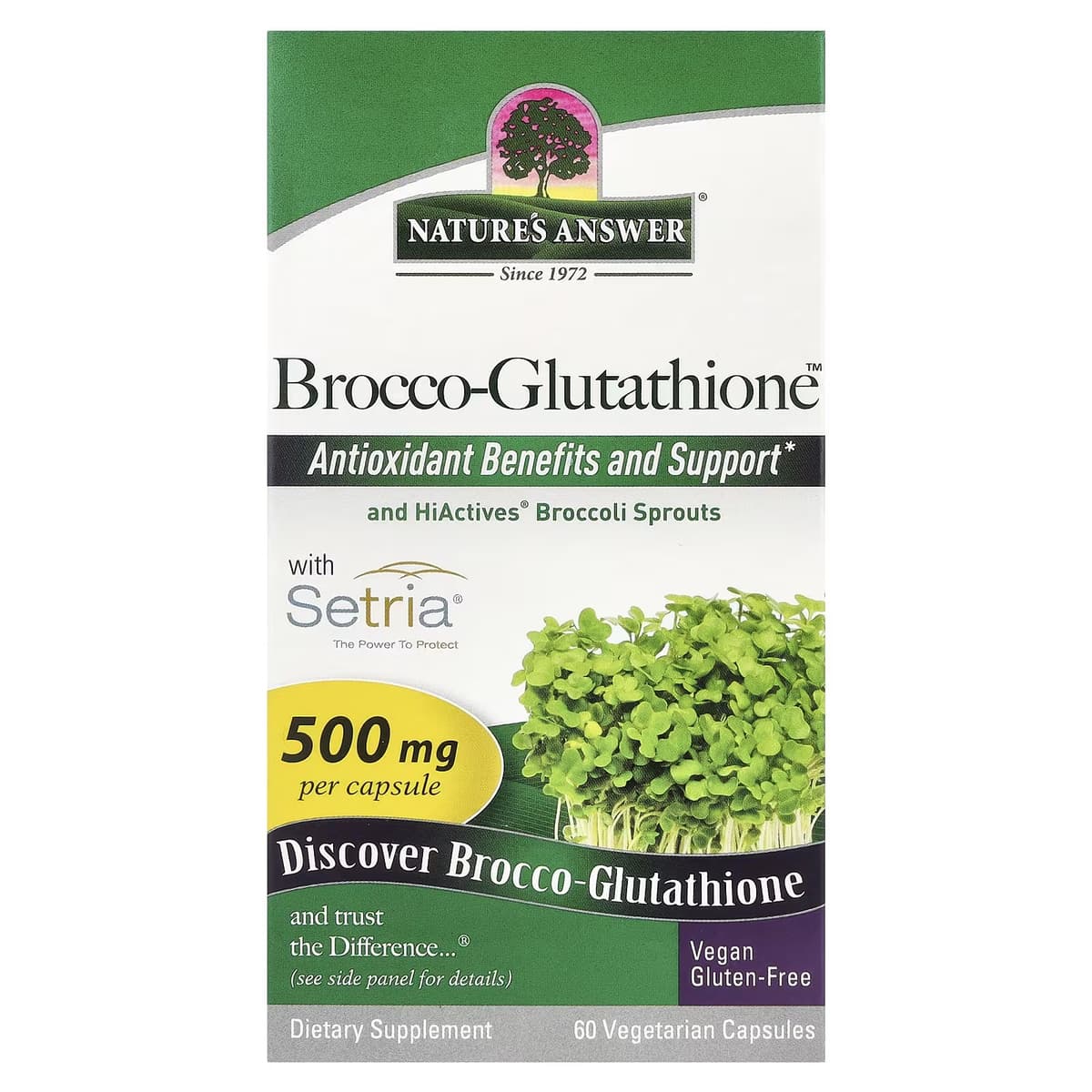 Nature'S Answer Brocco-Glutathione - 60 Vcaps