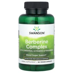 Swanson - Berberine Complex With Cinnamon, Gymnema & Fenugreek - 90 Caps