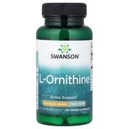 Swanson - L-Ornithine - 60 Veggie Capsules
