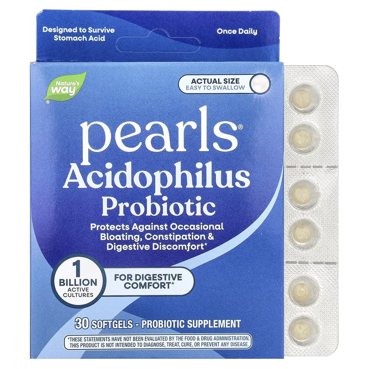 Nature's Way - Probiotic Pearls Acidophilus - 30 Sgels