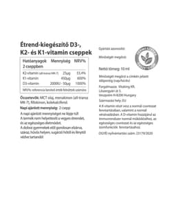 Vitaking - Vitamin D3+K2+K1 Drops - 10ml