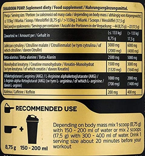 Kevin Levrone - Shaaboom - 10 provpåsar à 17,5 g