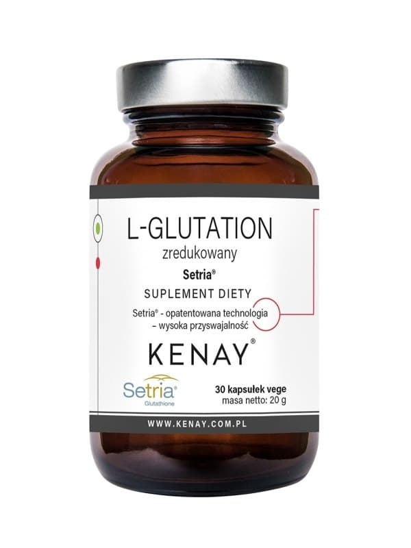 Kenay - Reducerat L-Glutatione - 30 Caps – Kenay förpackning