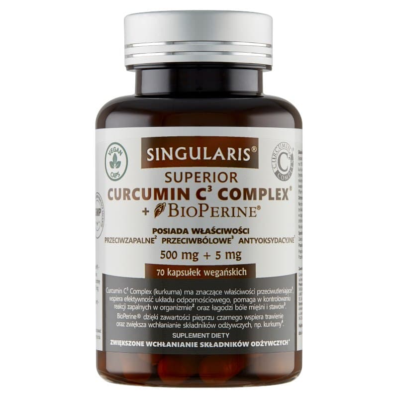 Singularis - Superior Curcumin C³ Complex + BioPerine – Singularis förpackning