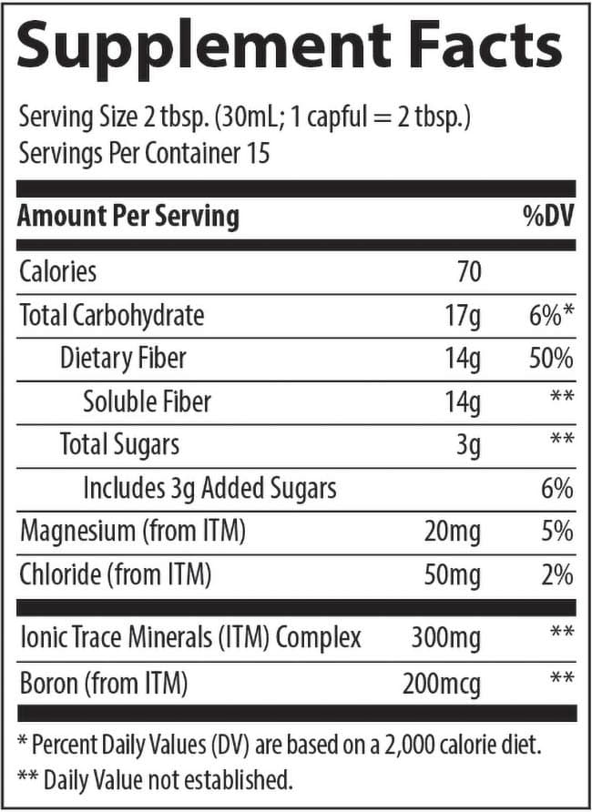 Trace Minerals - Fast-Absorbing Fiber - 14g