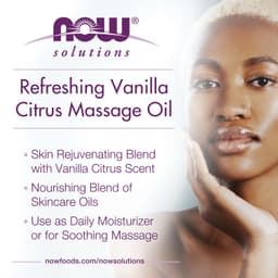 Now Foods - Refreshing Massage Oil - Vanilla & Citrus, 237ml