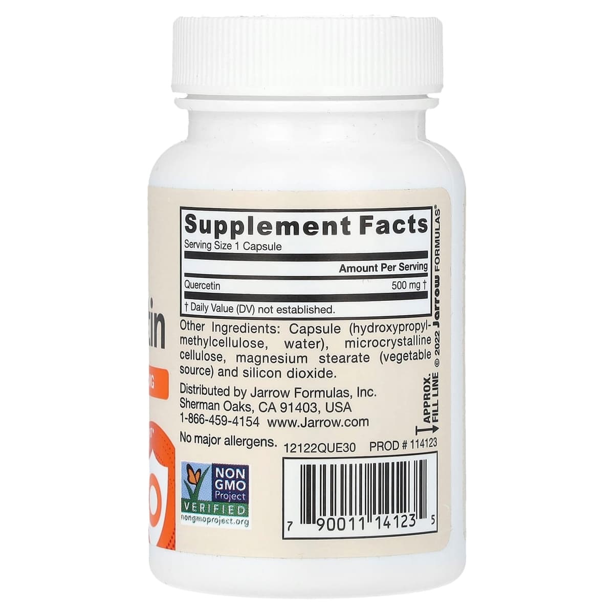 Jarrow Formulas - Quercetin, 500mg - 30 Vcaps