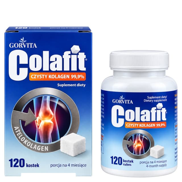 Gorvita - Colafit Kolagen 99,9%, 120 kostek – Gorvita