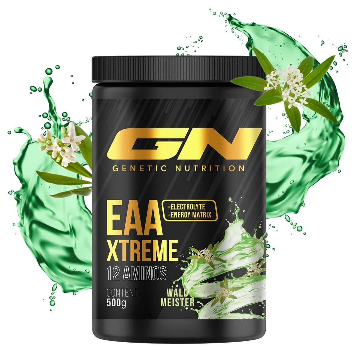 Genetic Nutrition - GN EAA Xtreme - 500 g, myskmadra – Genetic Nutrition förpackning